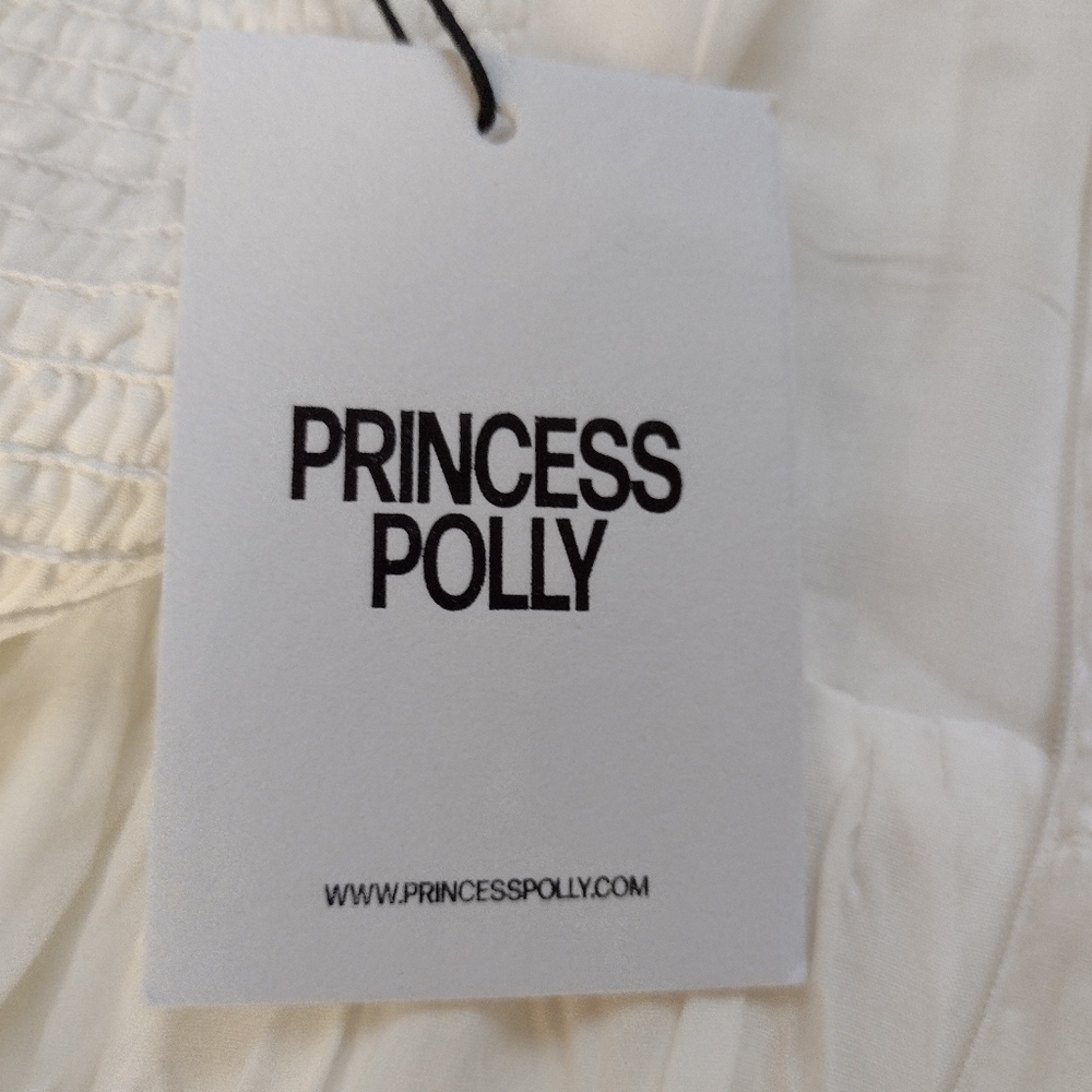 Princess Polly White Lace Mini Dress NWT Women's Size 2 - Picture 9 of 11